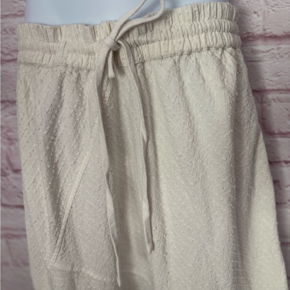 Free People cream Harem Textured Pant - Picture 3 of 9